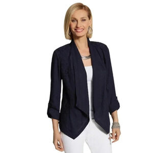 {Chico's} Francesca Lacey Jacket - Small